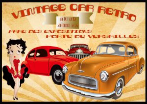 AFFICHE VINTAGE CAR RETRO