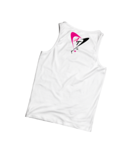 DOS TEE SHIRT BLANC AVEC LOGO